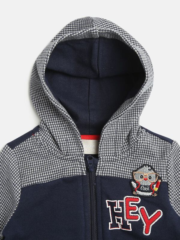 Fleece Cardigan  With Hood image number 3